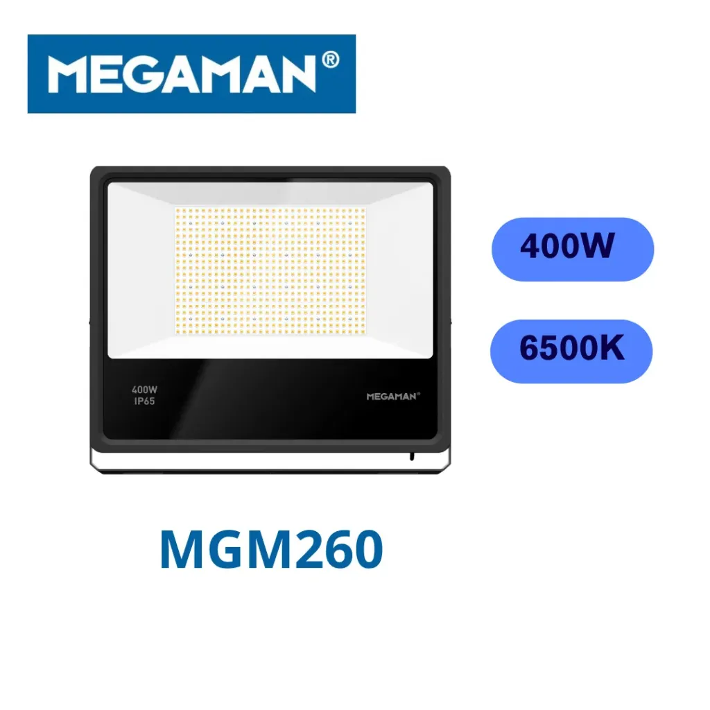 [MGM260] Projecteur led 400W 6500K Megaman