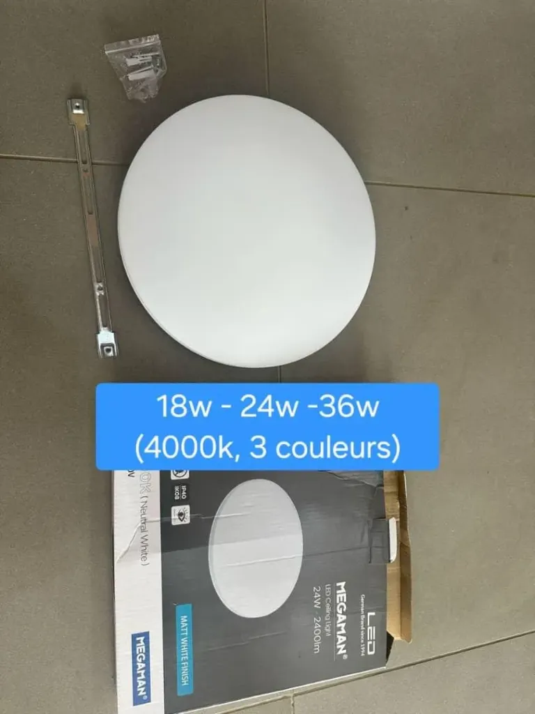 [MGM107] Globe apparent Led 36w 4000k Katia Megaman (10pcs/ct)
