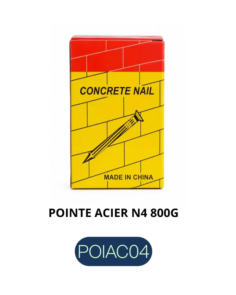 [POIAC04] POINTE ACIER N4 (*25PCS)