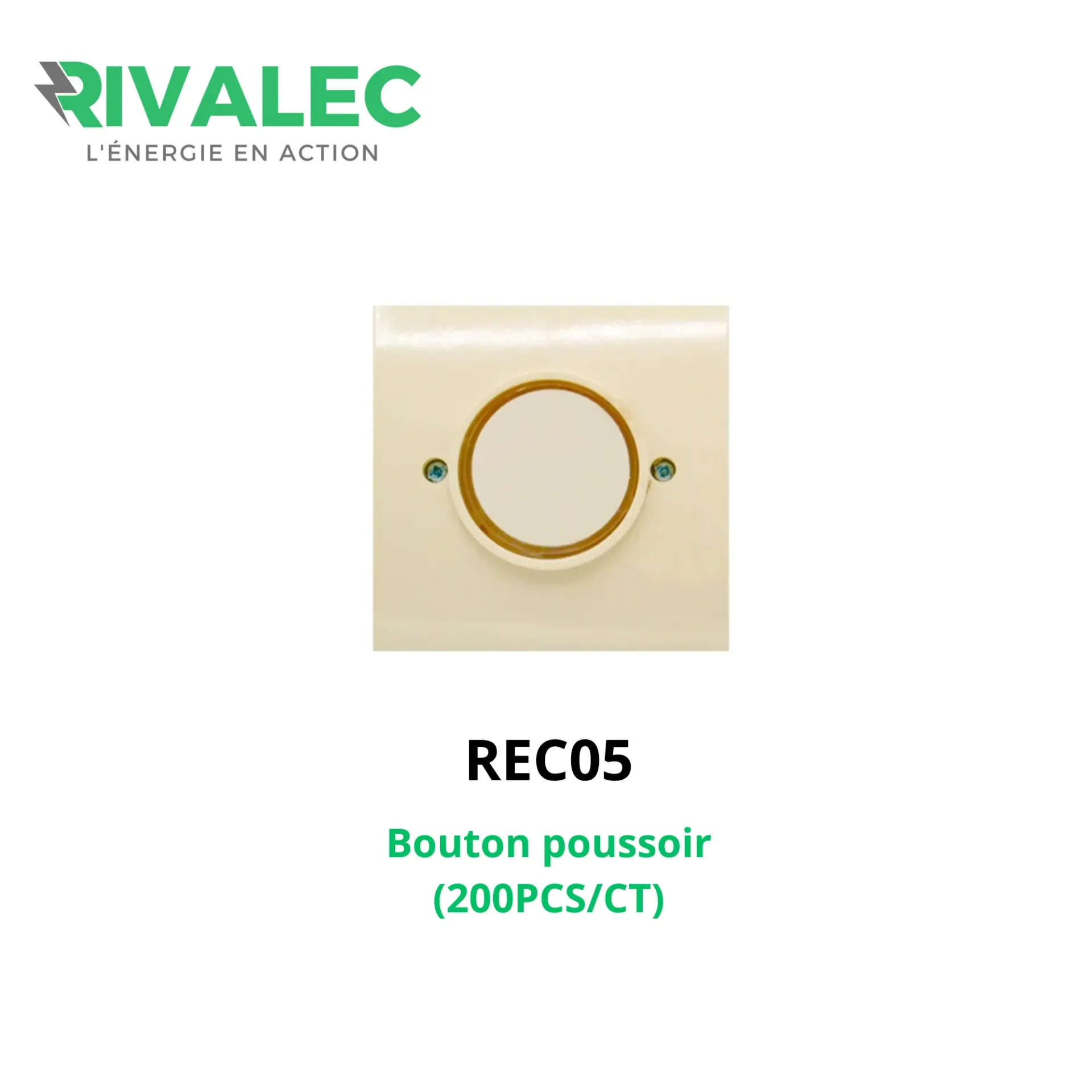 [REC05] Bouton poussoir RIVALEC Y4223/20A (200pcs/ct)