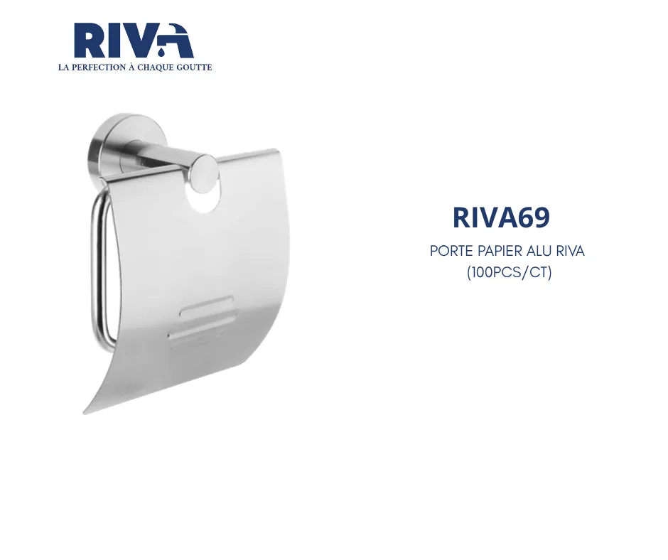 [RIVA69] PORTE PAPIER ALU RIVA (100PCS/CT)