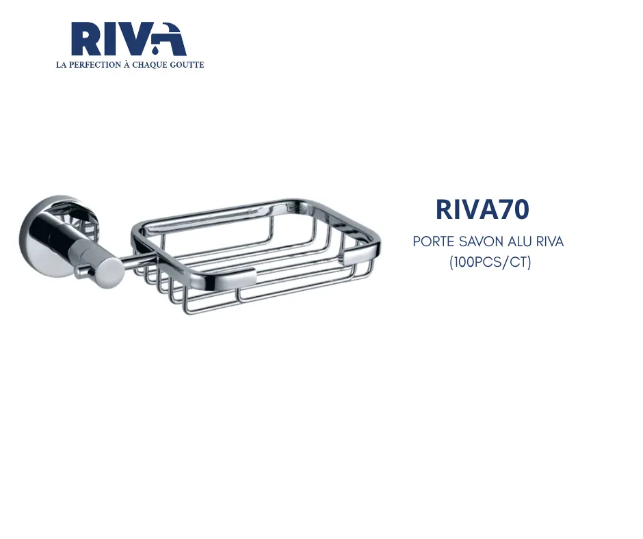 [RIVA70] PORTE SAVON ALU RIVA (100PCS/CT)