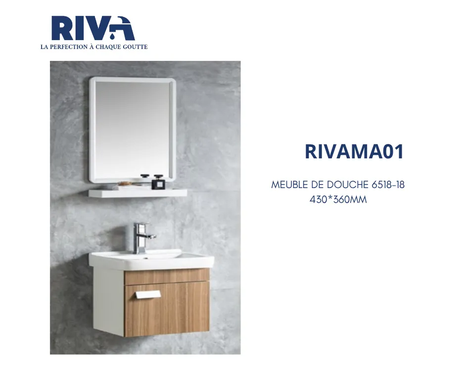 [RIVAMA01] MEUBLE DE DOUCHE BOISE RIVA 6518-18